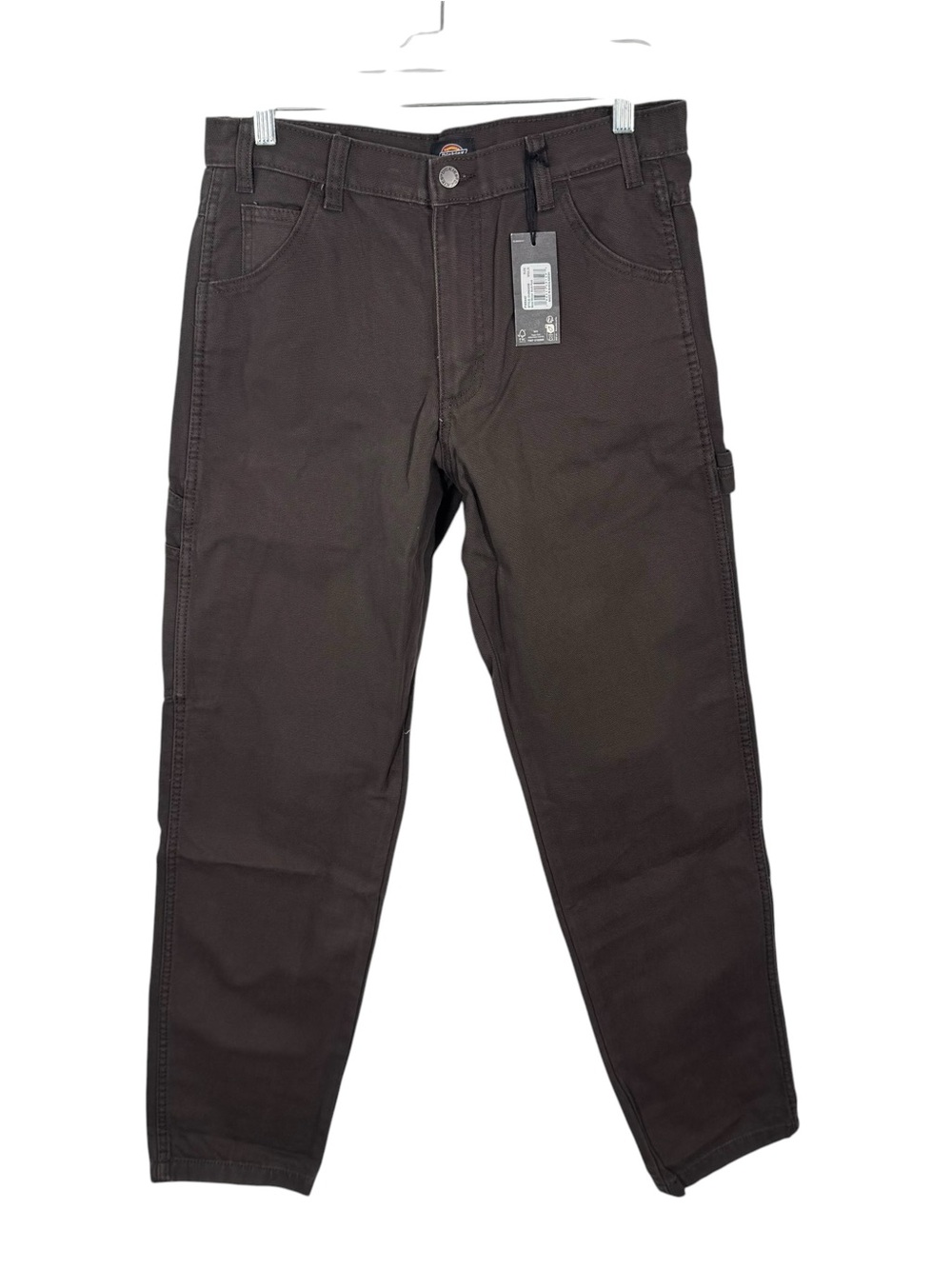 Dickies Woven Duck Carpenter Pants Canvas Men’s 30/32 Brown Workwear Rugged NEW!